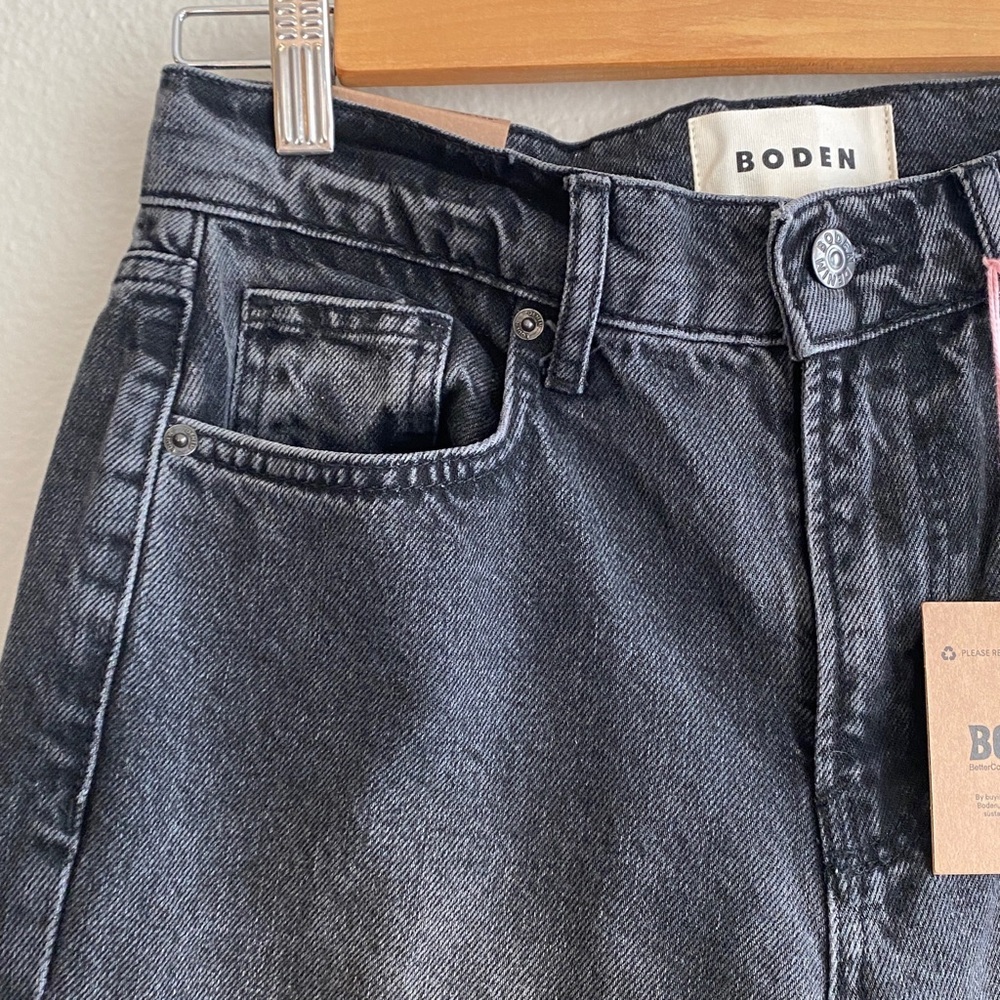 Boden Black Straight Leg Women's Pants - Picture 2 of 9